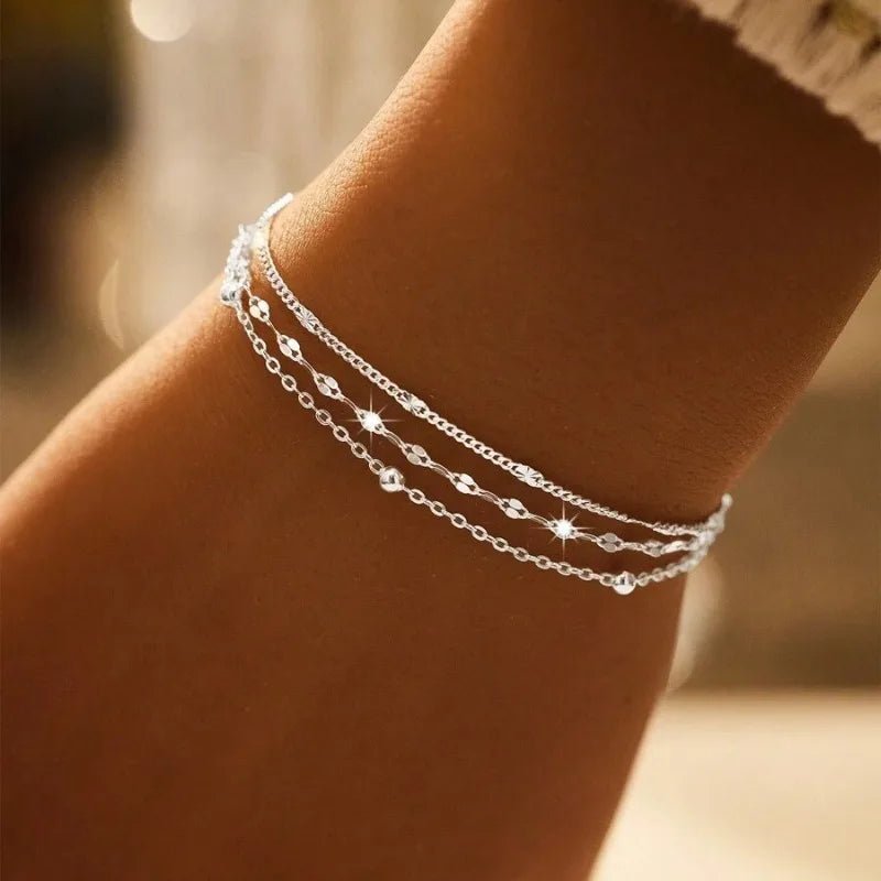 Bracelet Argent 925 Scintillant - Femme - FoytiShop