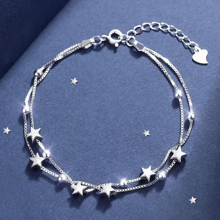 Bracelet Manchette Argent 925 Feuille - Femme - FoytiShop
