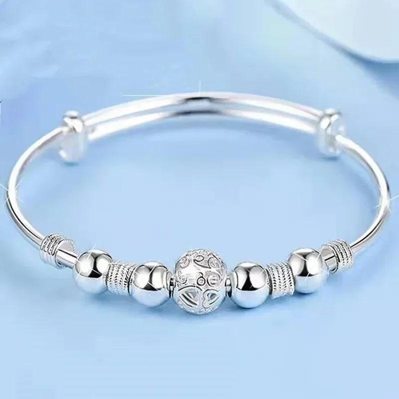 Bracelet Manchette Argent 925 Feuille - Femme - FoytiShop