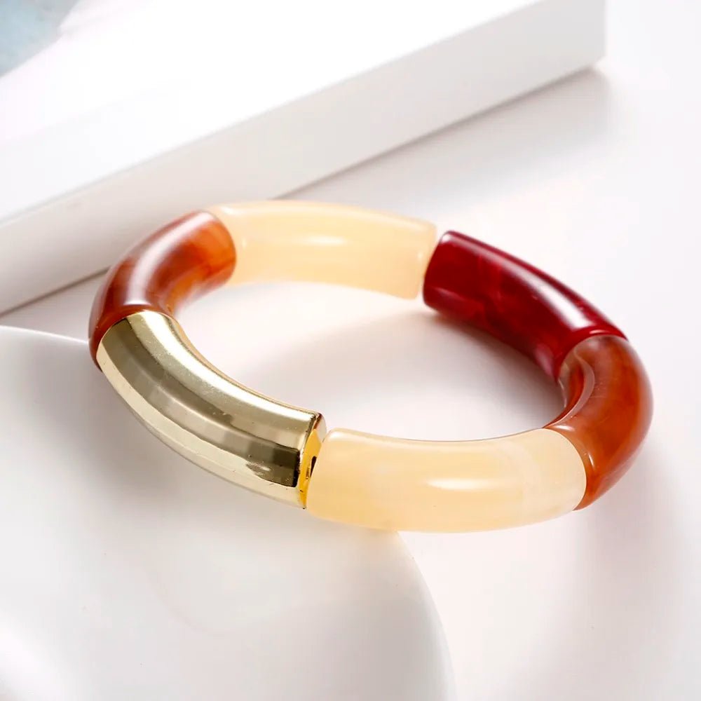 Bracelet Perlé Acrylique à Breloques – Style Mode Femme - FoytiShop