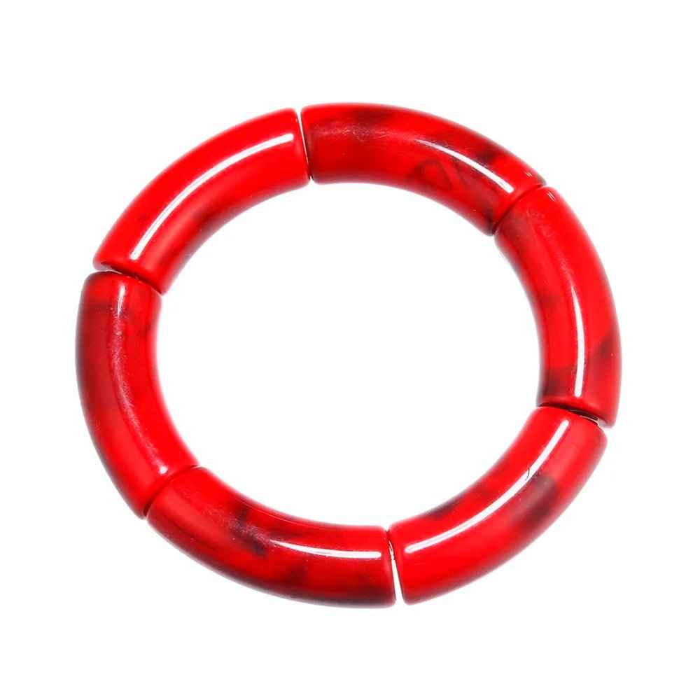Bracelet Perlé Acrylique à Breloques – Style Mode Femme - FoytiShop