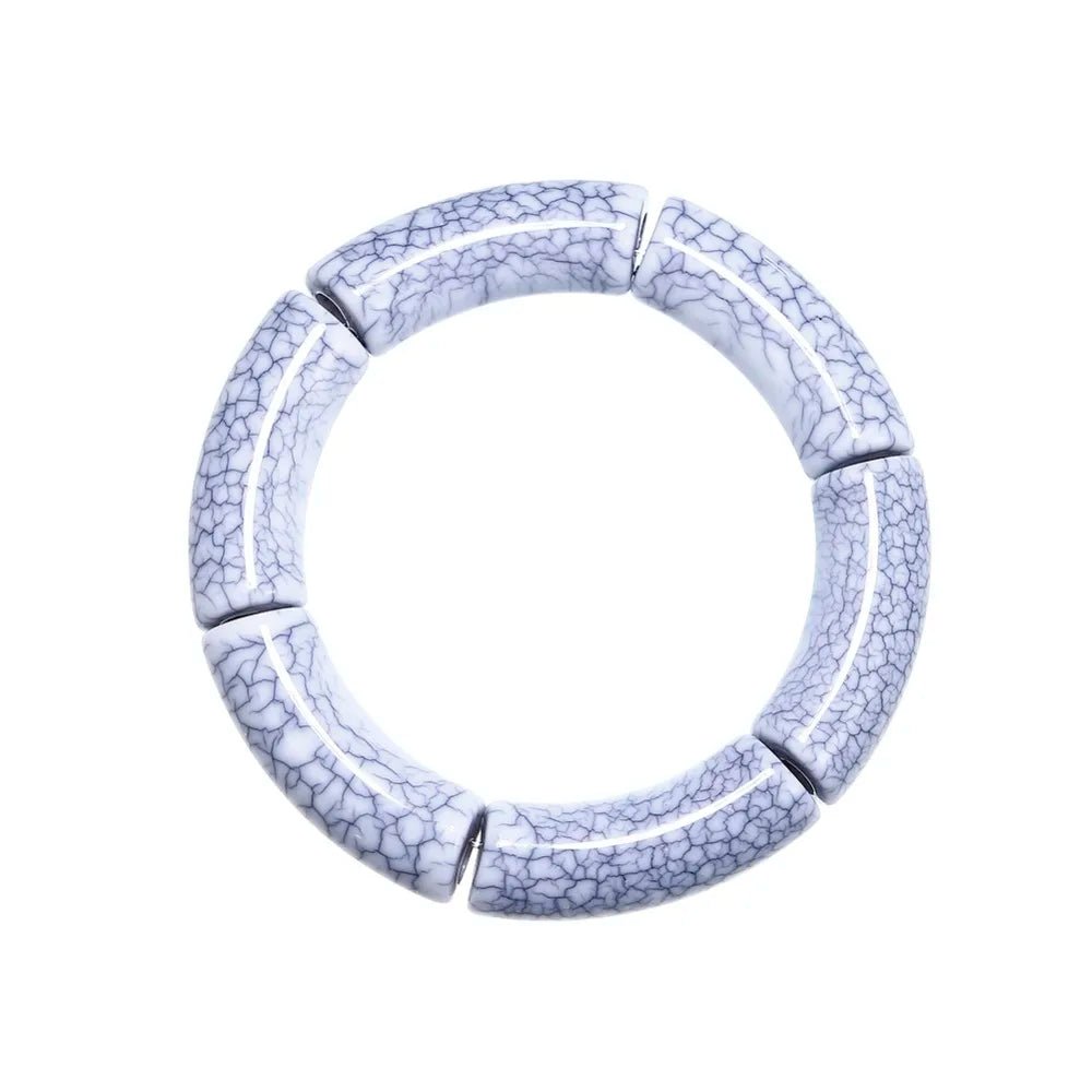 Bracelet Perlé Acrylique à Breloques – Style Mode Femme - FoytiShop
