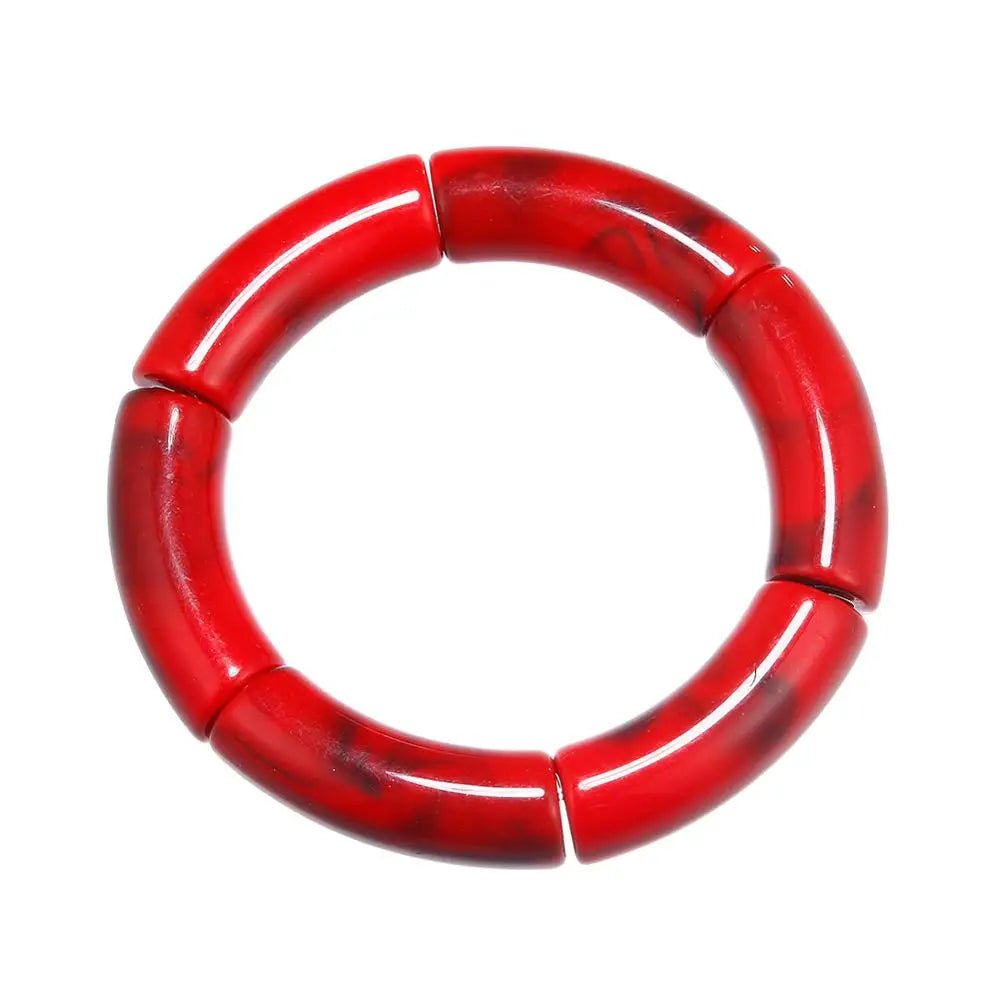Bracelet Perlé Acrylique à Breloques – Style Mode Femme - FoytiShop