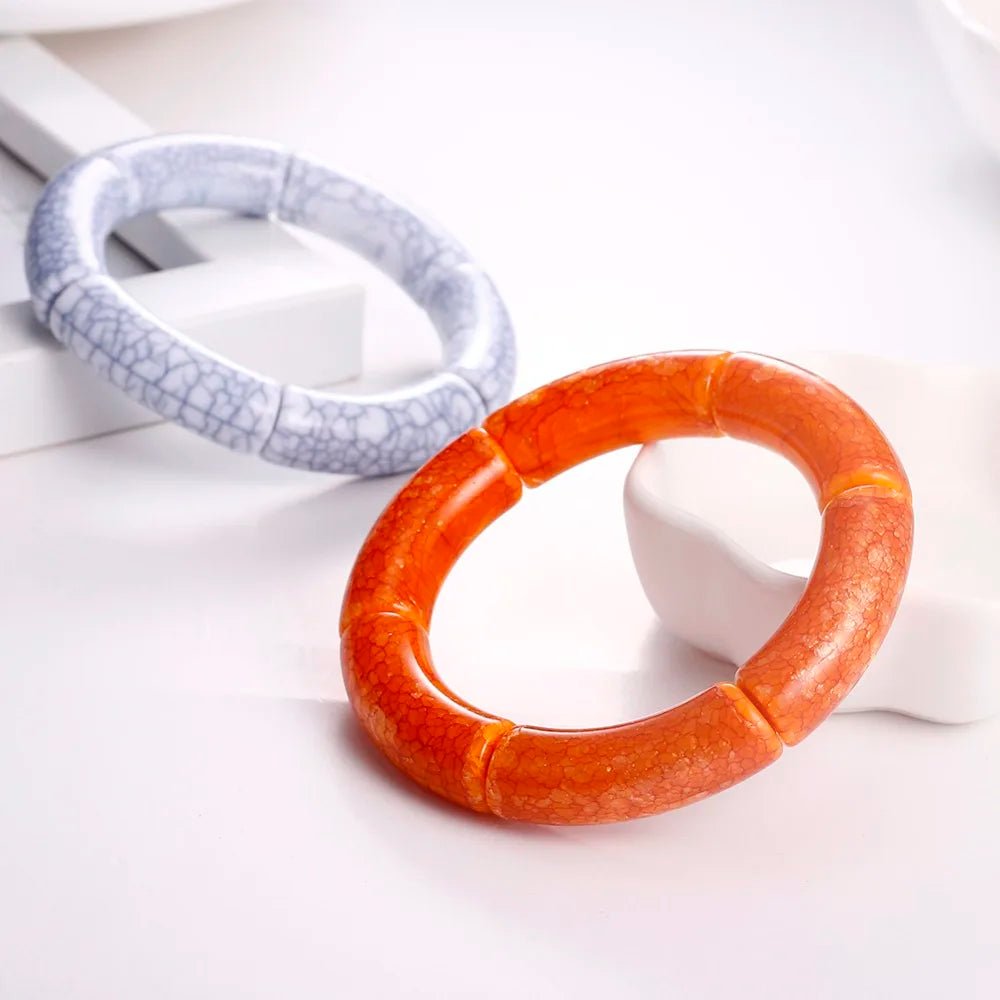 Bracelet Perlé Acrylique à Breloques – Style Mode Femme - FoytiShop