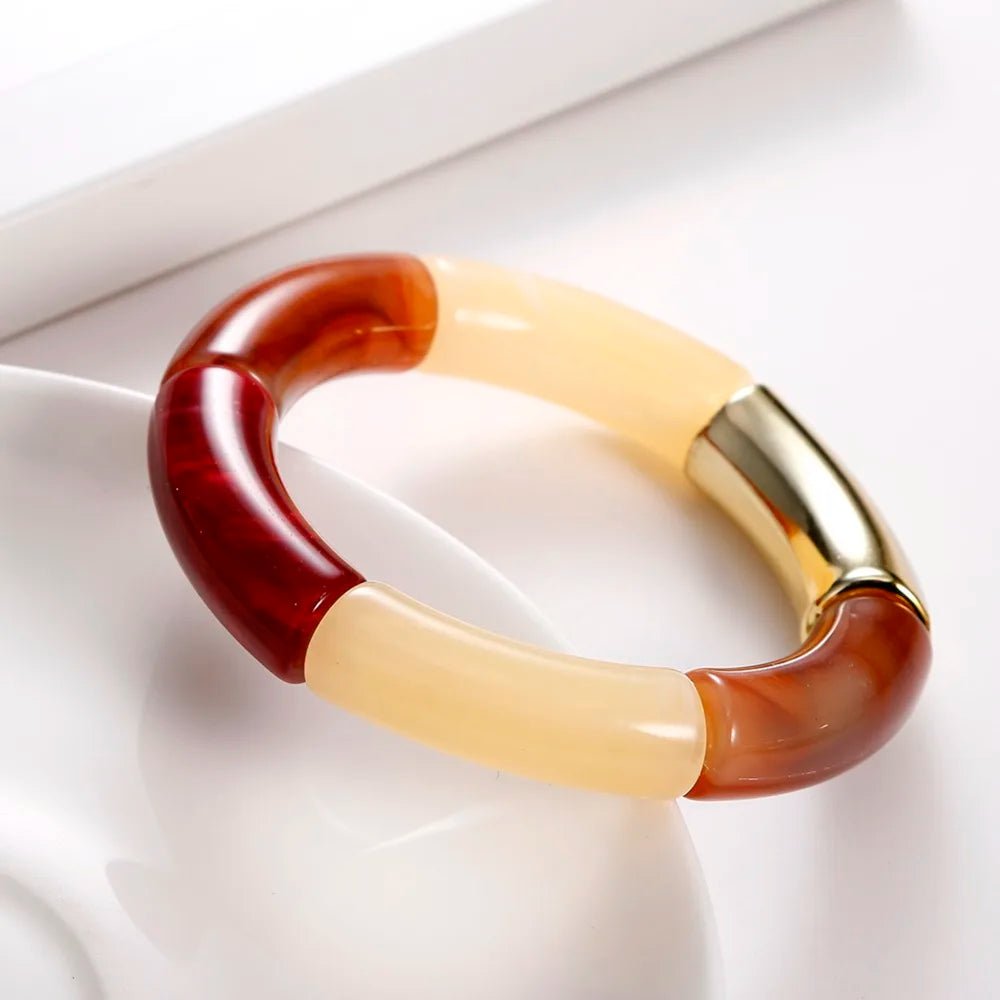 Bracelet Perlé Acrylique à Breloques – Style Mode Femme - FoytiShop