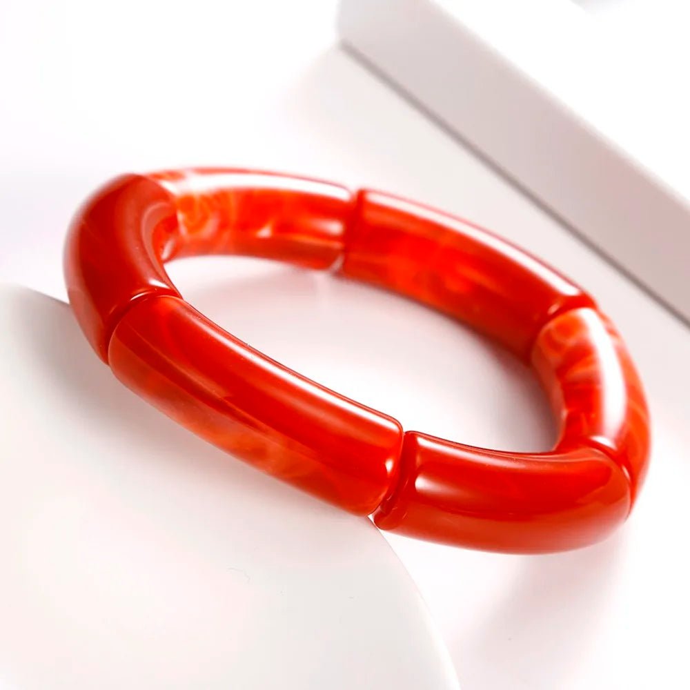 Bracelet Perlé Acrylique à Breloques – Style Mode Femme - FoytiShop