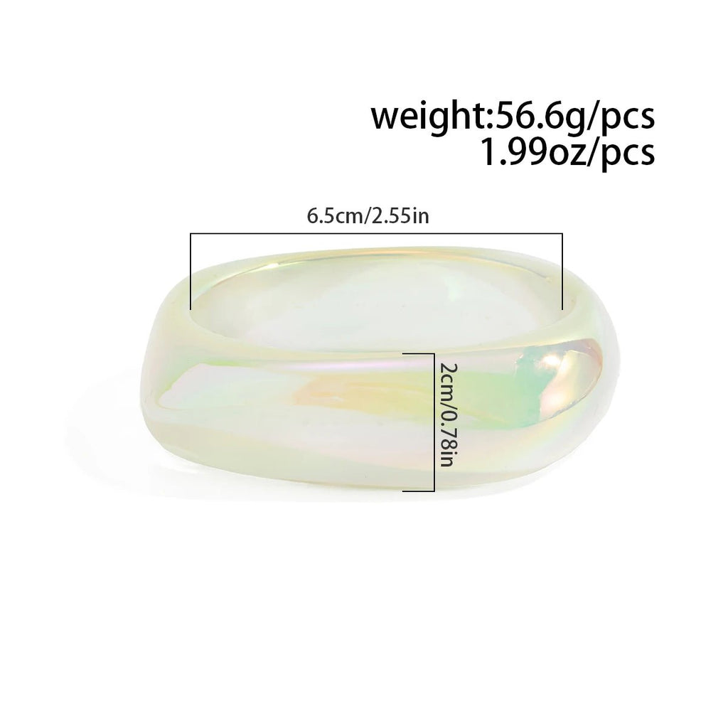 Bracelets Géométriques Résine Transparente – 7 Styles Boho Femme - FoytiShop