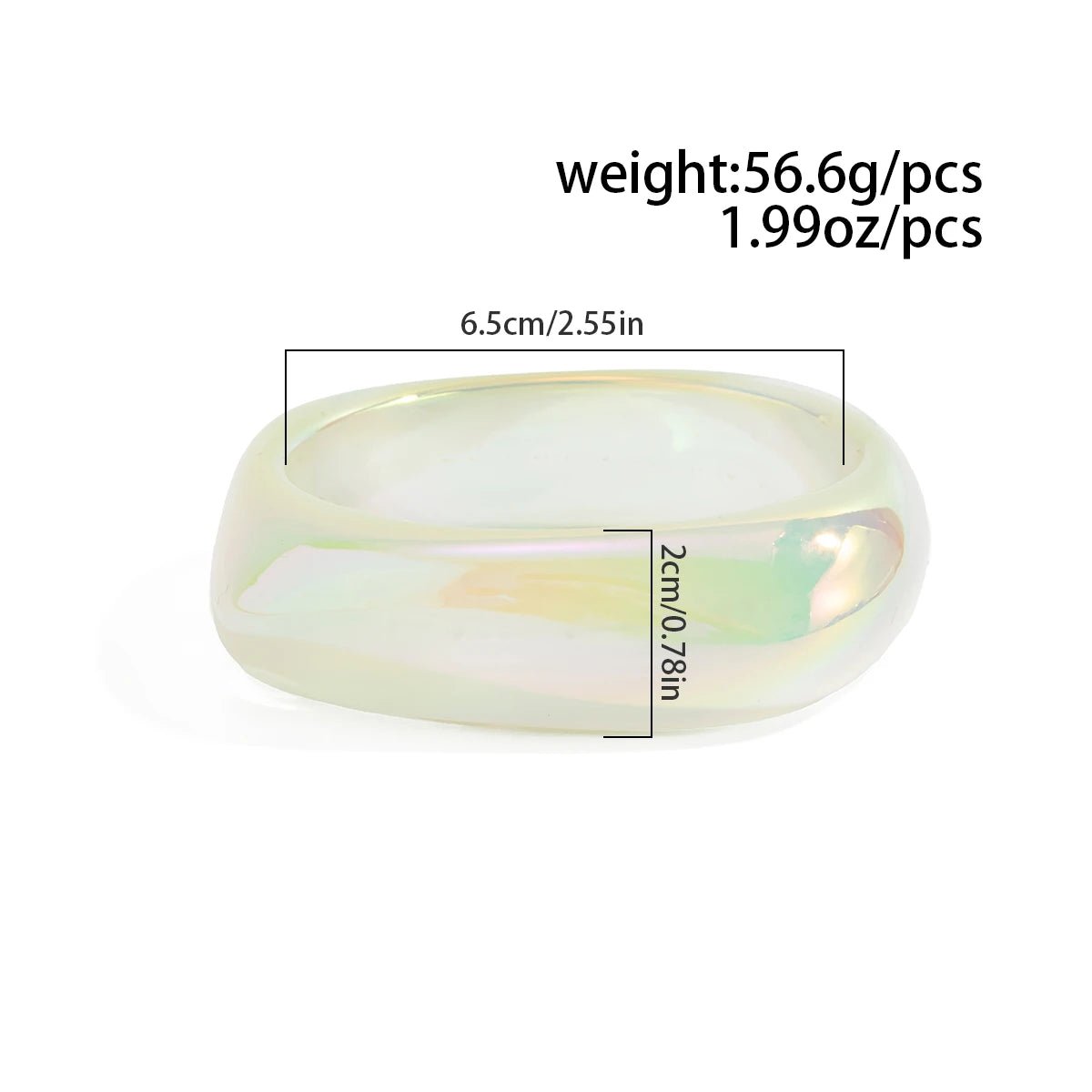Bracelets Géométriques Résine Transparente – 7 Styles Boho Femme - FoytiShop