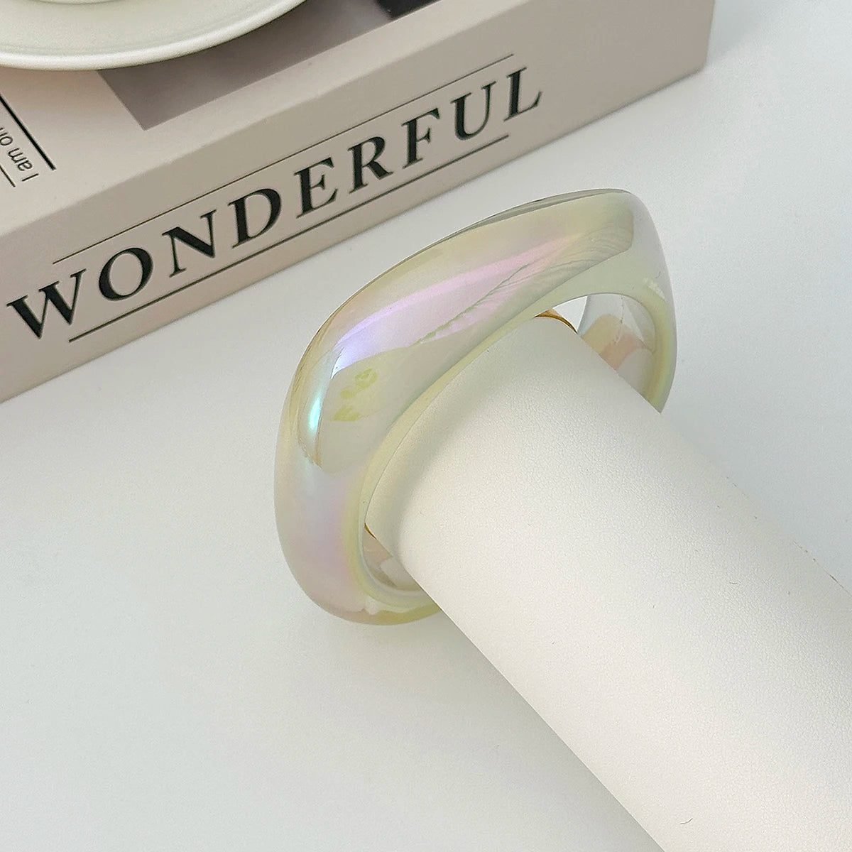 Bracelets Géométriques Résine Transparente – 7 Styles Boho Femme - FoytiShop