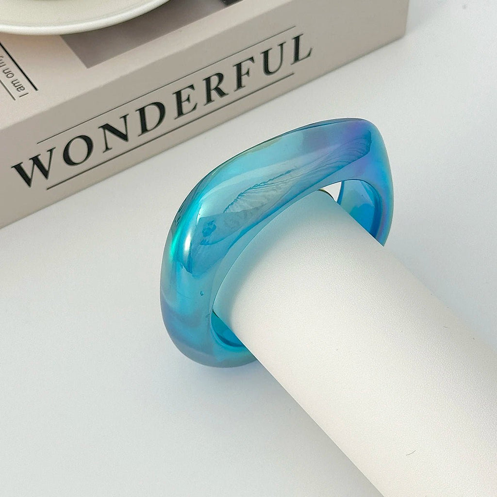 Bracelets Géométriques Résine Transparente – 7 Styles Boho Femme - FoytiShop