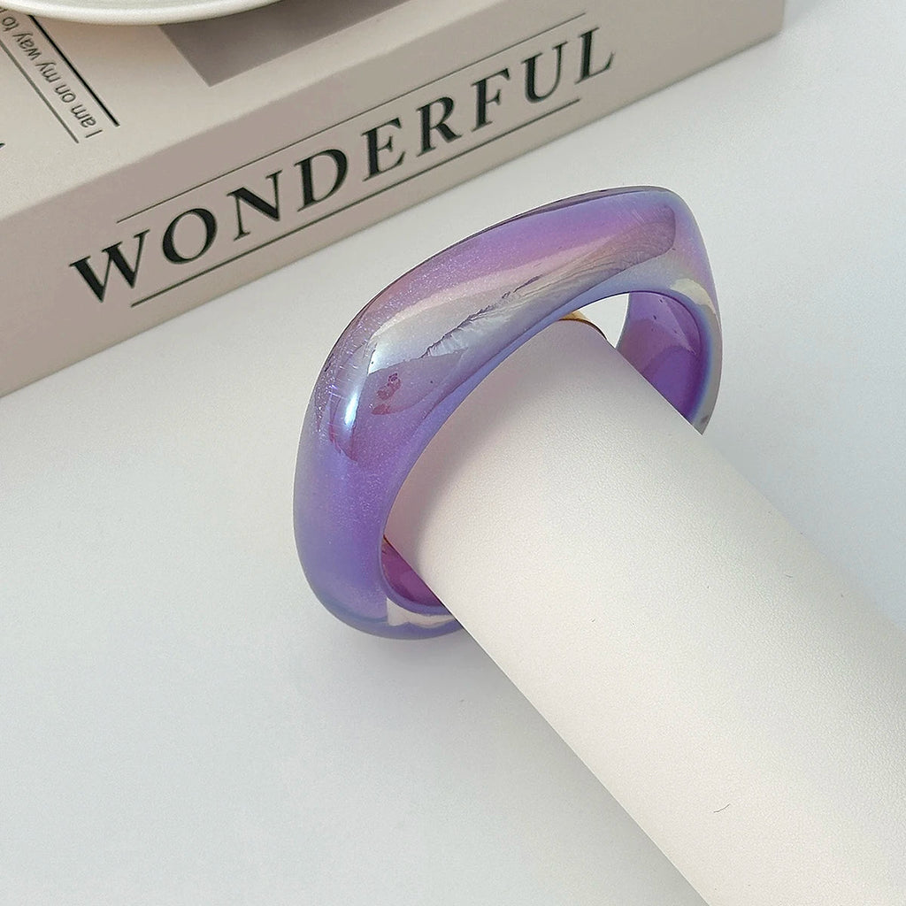 Bracelets Géométriques Résine Transparente – 7 Styles Boho Femme - FoytiShop