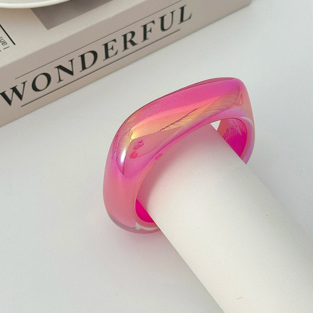 Bracelets Géométriques Résine Transparente – 7 Styles Boho Femme - FoytiShop