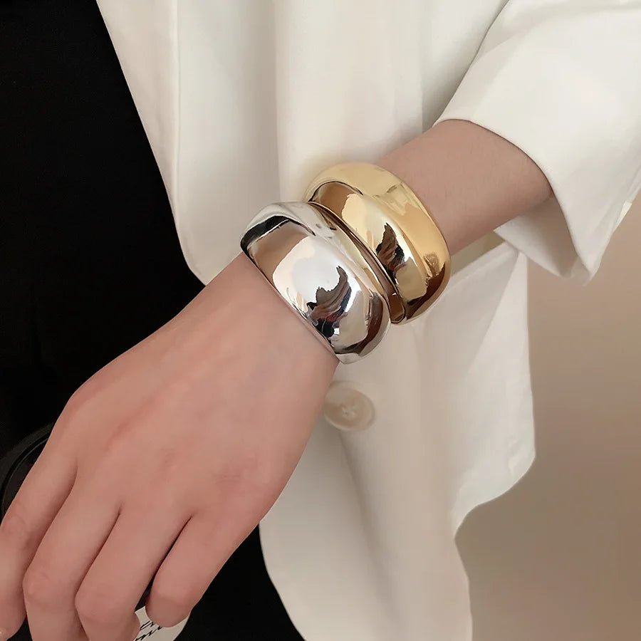 🔶 Bracelets Ouverts Torsadés Géométriques Irréguliers Femme - Tempérament Exagéré - FoytiShop