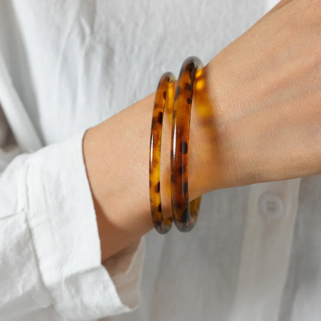 Bracelets vintage pour femmes imprimé léopard irrégulier. - FoytiShop