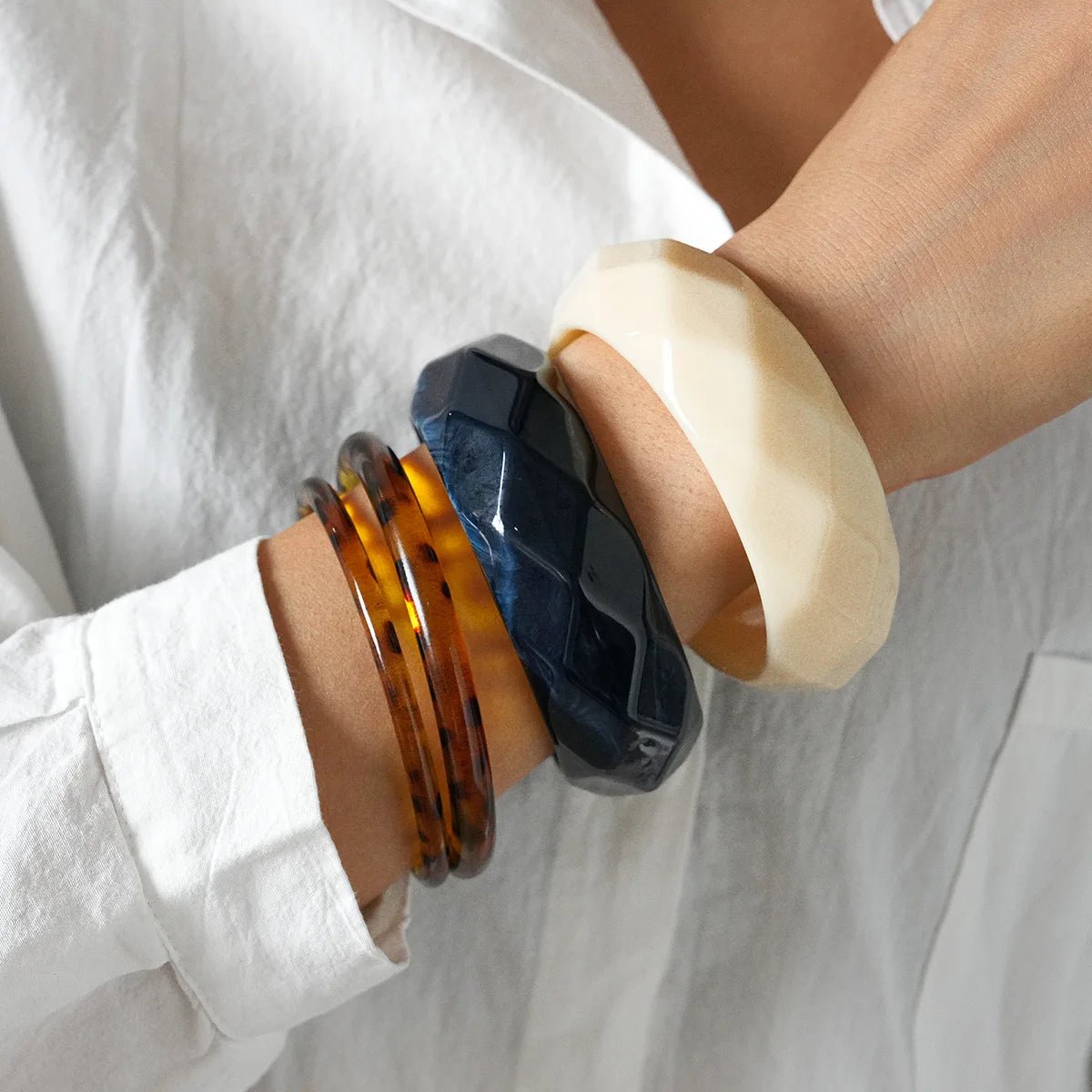 Bracelets vintage pour femmes imprimé léopard irrégulier. - FoytiShop
