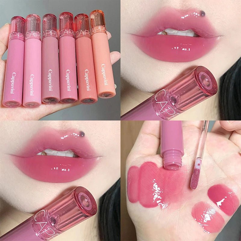 ✨ Brillant à Lèvres Miroir à l'Eau - Gelée Scintillante Abordable - FoytiShop