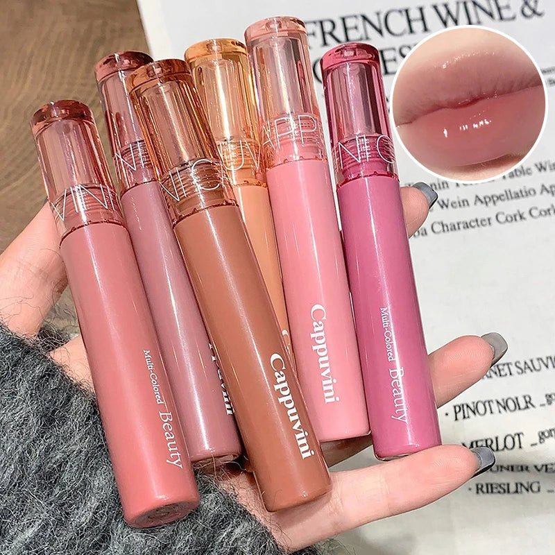 ✨ Brillant à Lèvres Miroir à l'Eau - Gelée Scintillante Abordable - FoytiShop