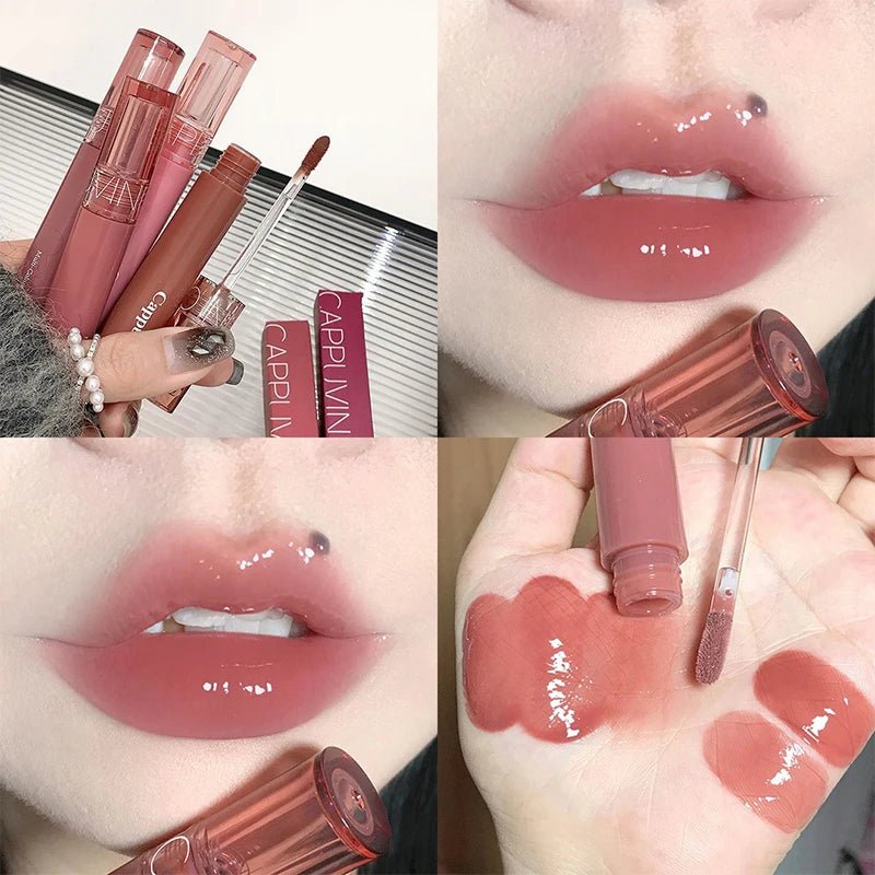 ✨ Brillant à Lèvres Miroir à l'Eau - Gelée Scintillante Abordable - FoytiShop
