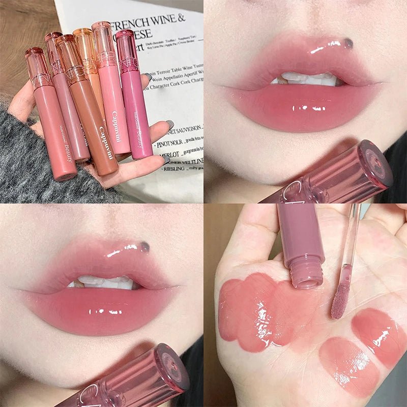 ✨ Brillant à Lèvres Miroir à l'Eau - Gelée Scintillante Abordable - FoytiShop