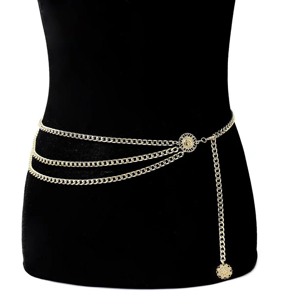 Ceinture Chaîne Élégance — Accessoire Tendance & Silhouette Sublimée - FoytiShop