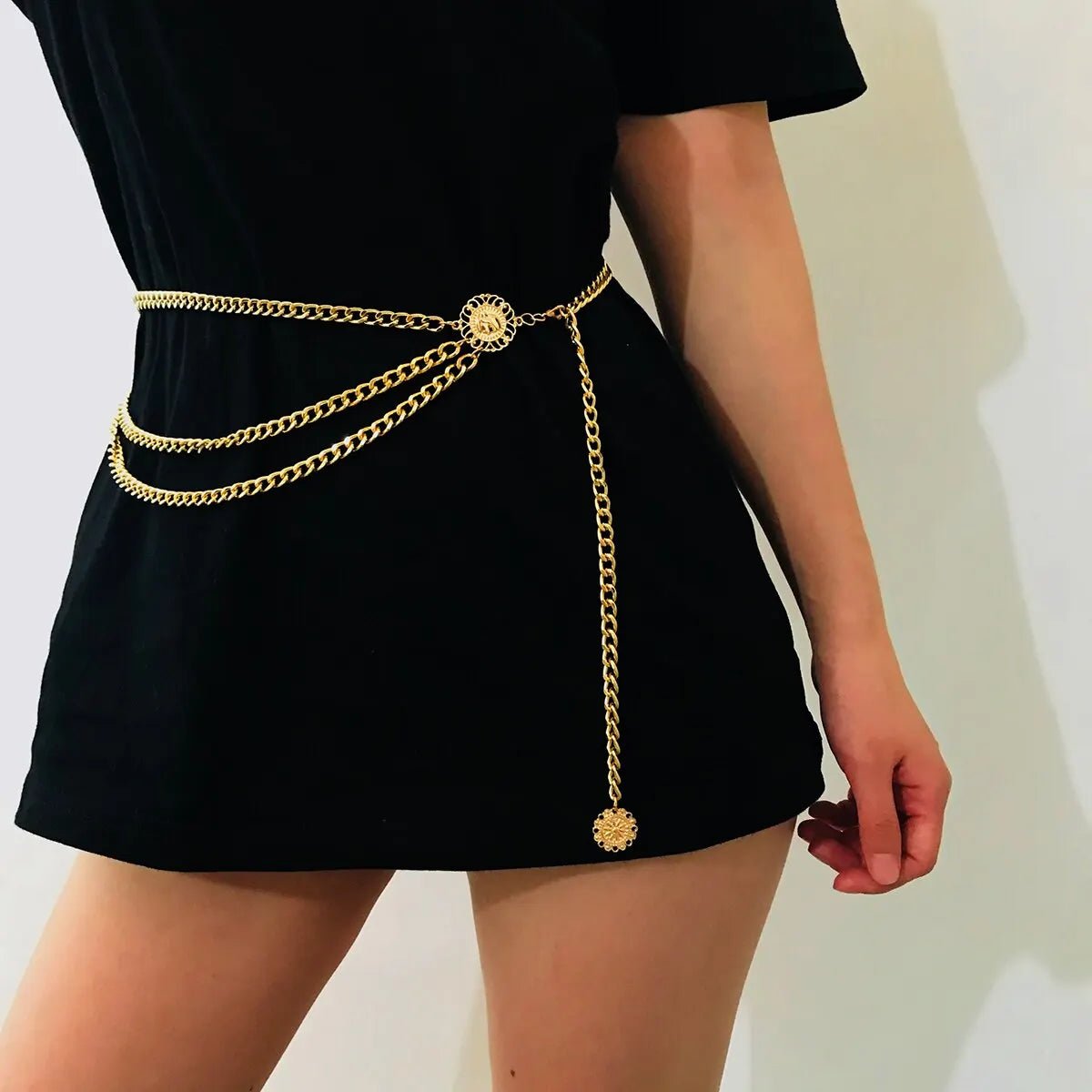 Ceinture Chaîne Élégance — Accessoire Tendance & Silhouette Sublimée - FoytiShop
