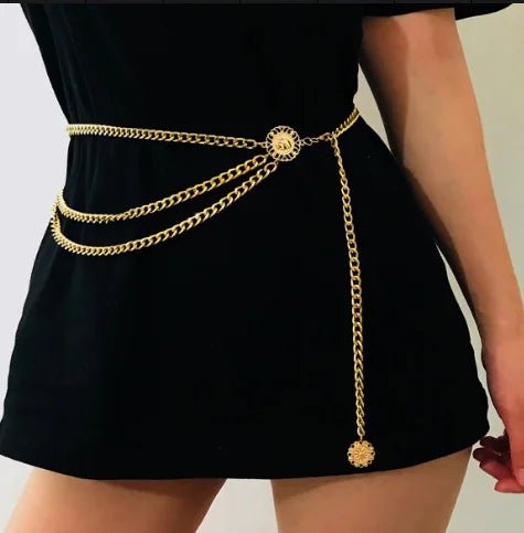 Ceinture Chaîne Élégance — Accessoire Tendance & Silhouette Sublimée - FoytiShop
