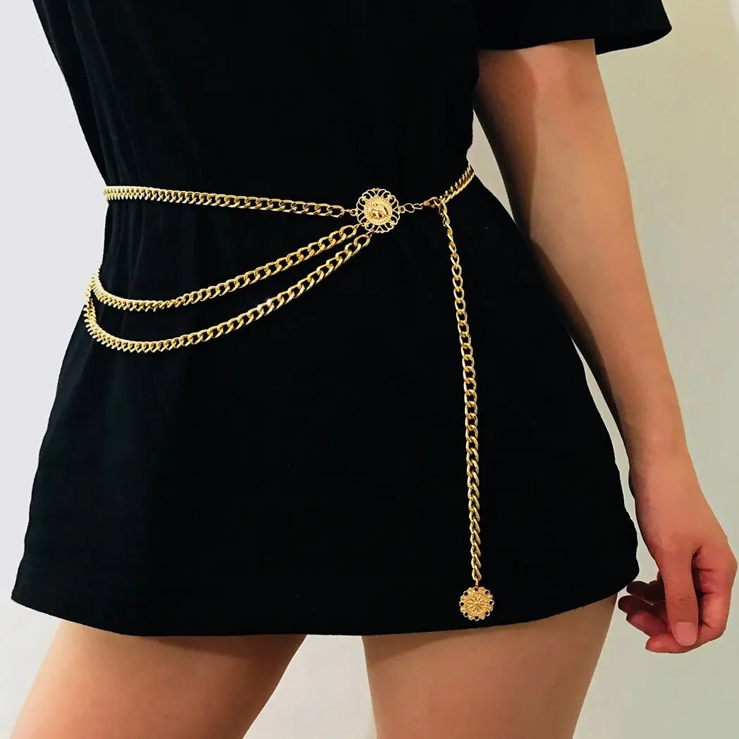Ceinture Chaîne Élégance — Accessoire Tendance & Silhouette Sublimée - FoytiShop