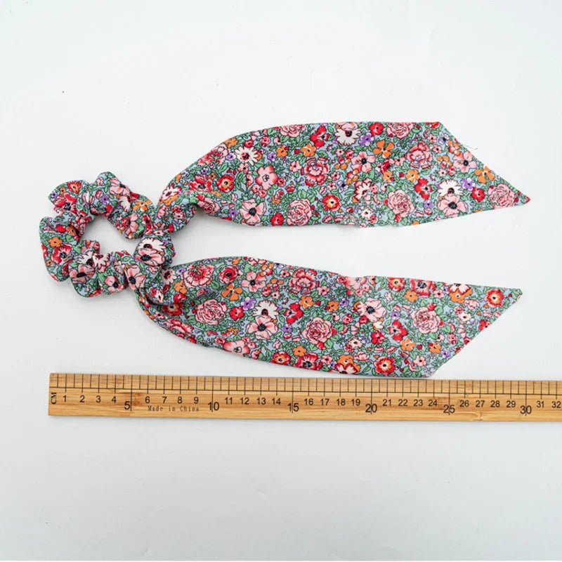 Chouchou Pois Long - Élastique Cheveux Écharpe Queue de Cheval Femme - FoytiShop