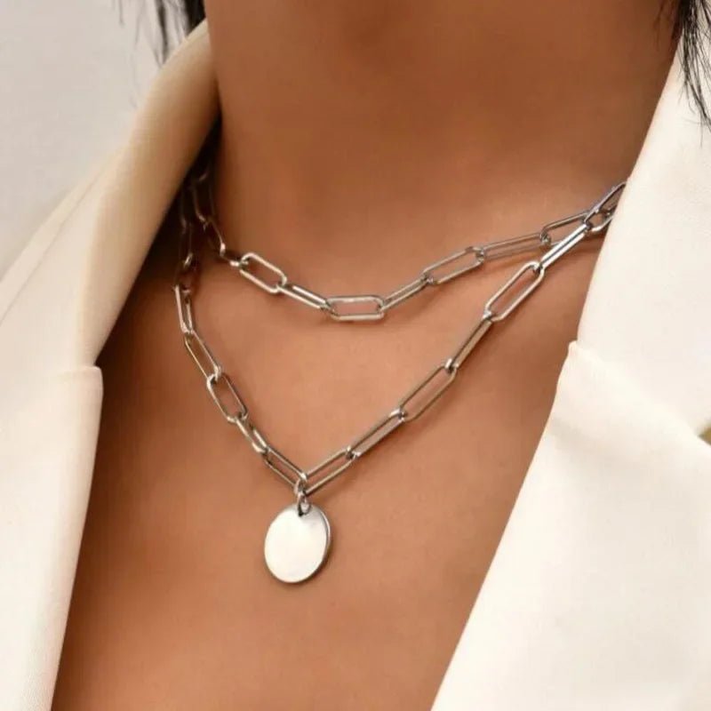 Collier Argent 925 Trois Couches - Femme - FoytiShop
