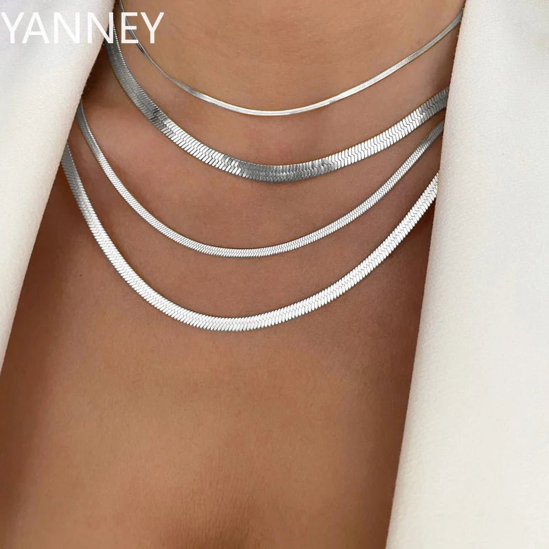 Collier Chevrons Argent 925 - Femme - FoytiShop