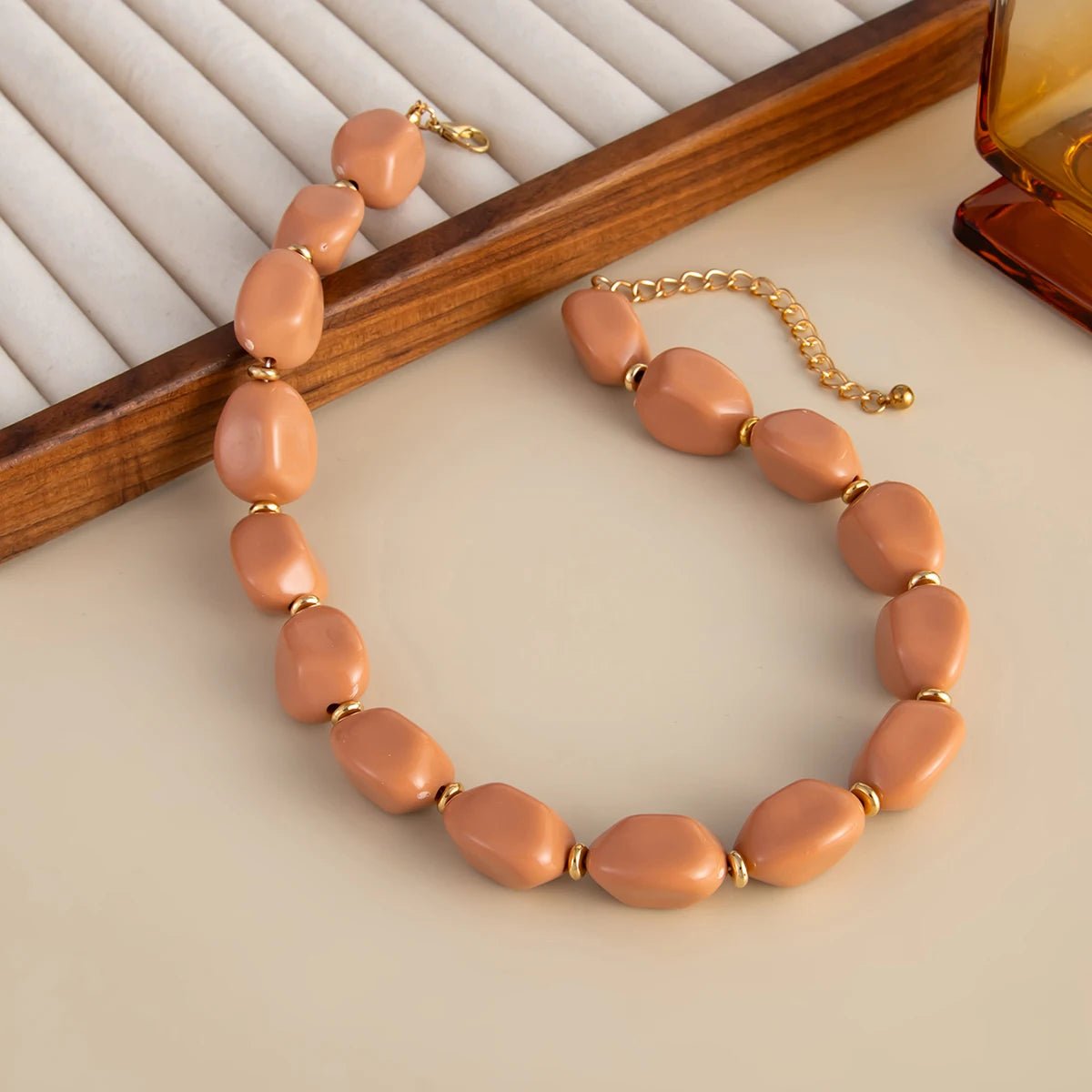 Collier femmes mode à la main perle tour de cou bijoux de fête - FoytiShop