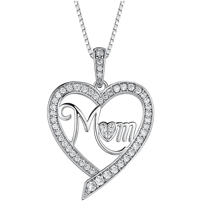 Collier Pendentif Cœur Creux Élégant - Cadeau Fête des Mères - FoytiShop