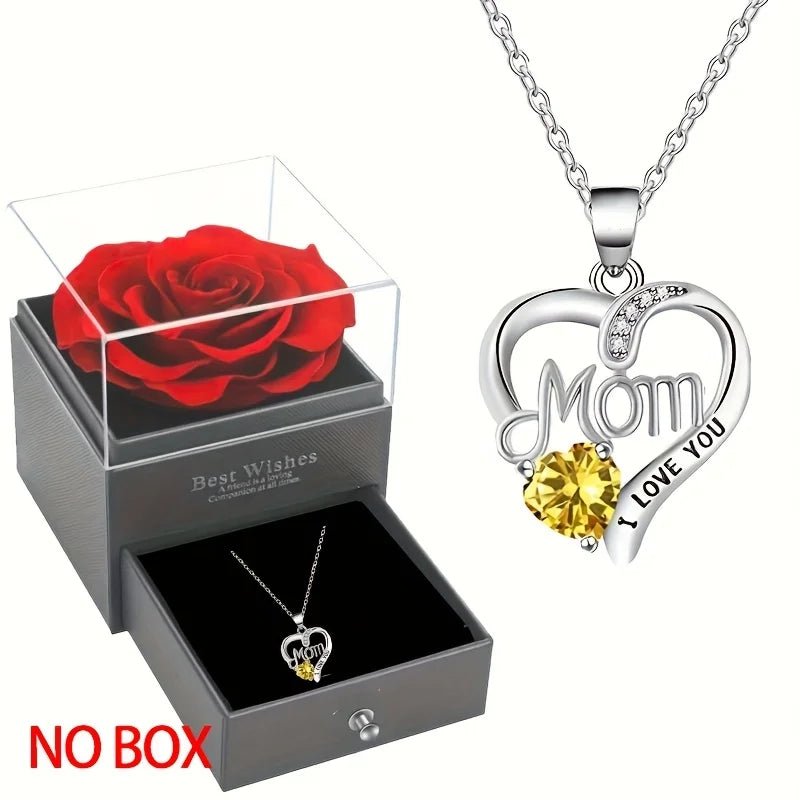 Collier Pendentif Cœur Creux Élégant - Cadeau Fête des Mères - FoytiShop