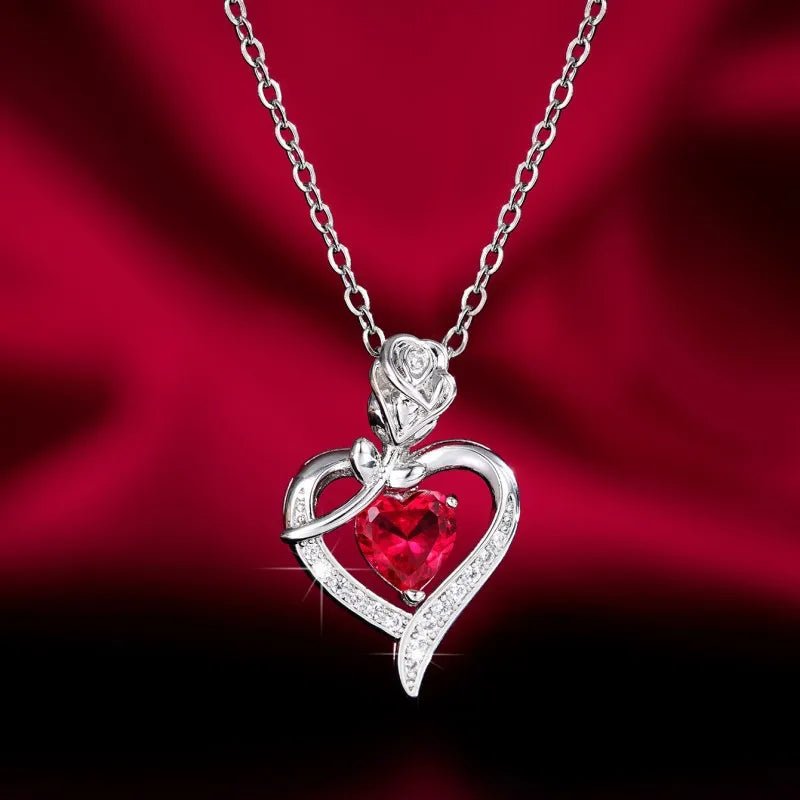 Collier Pendentif Cœur Creux Élégant - Cadeau Fête des Mères - FoytiShop