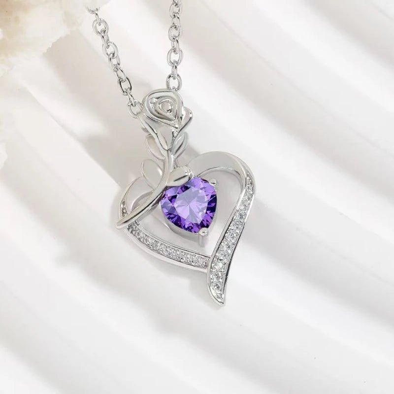 Collier Pendentif Cœur Creux Élégant - Cadeau Fête des Mères - FoytiShop
