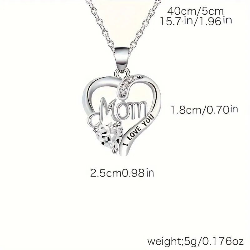 Collier Pendentif Cœur Creux Élégant - Cadeau Fête des Mères - FoytiShop