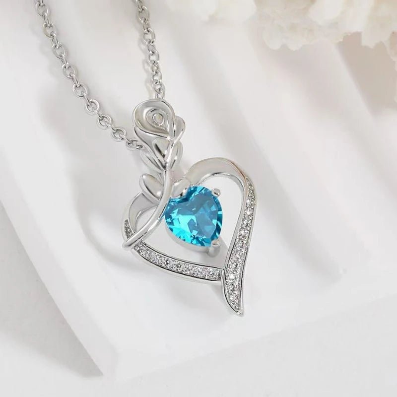 Collier Pendentif Cœur Creux Élégant - Cadeau Fête des Mères - FoytiShop