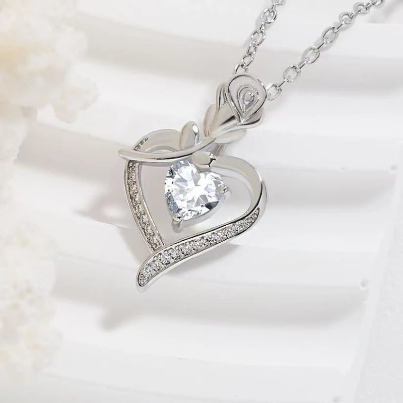 Collier Pendentif Cœur Creux Élégant - Cadeau Fête des Mères - FoytiShop
