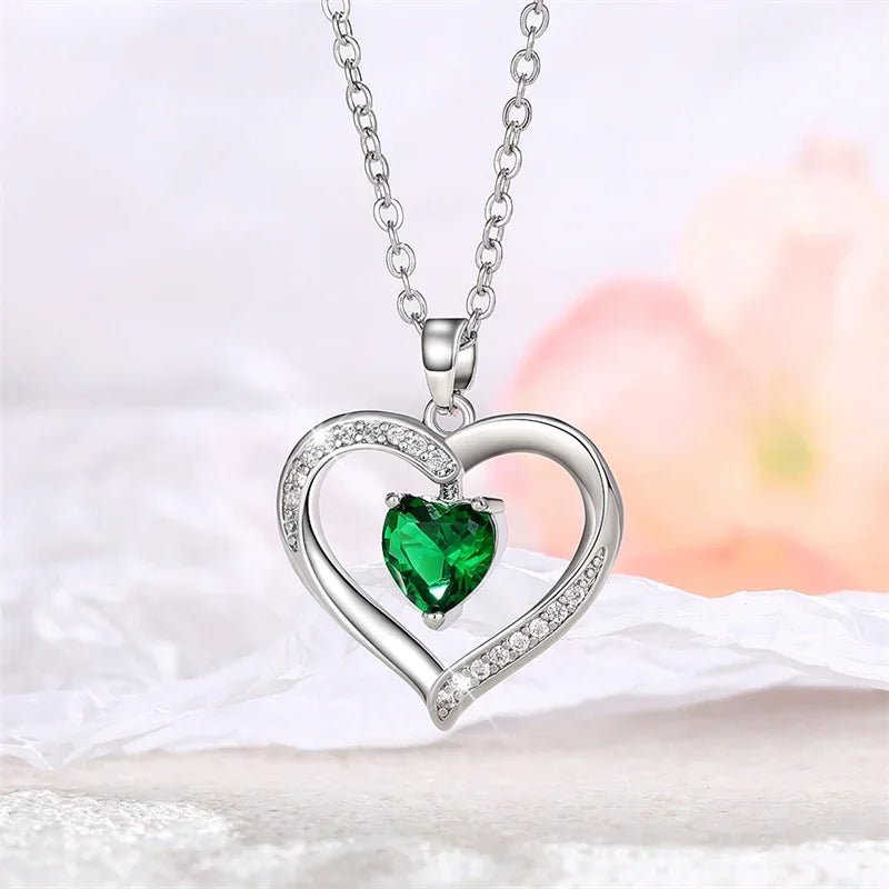 Collier Pendentif Cœur Creux Élégant - Cadeau Fête des Mères - FoytiShop
