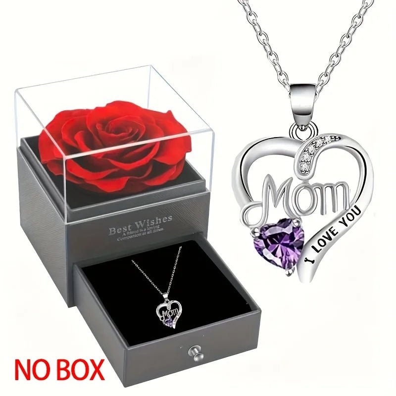 Collier Pendentif Cœur Creux Élégant - Cadeau Fête des Mères - FoytiShop