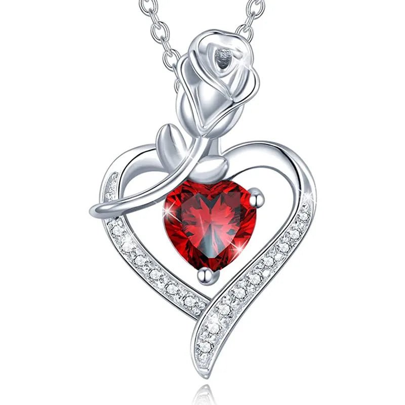 Collier Pendentif Cœur Creux Élégant - Cadeau Fête des Mères - FoytiShop