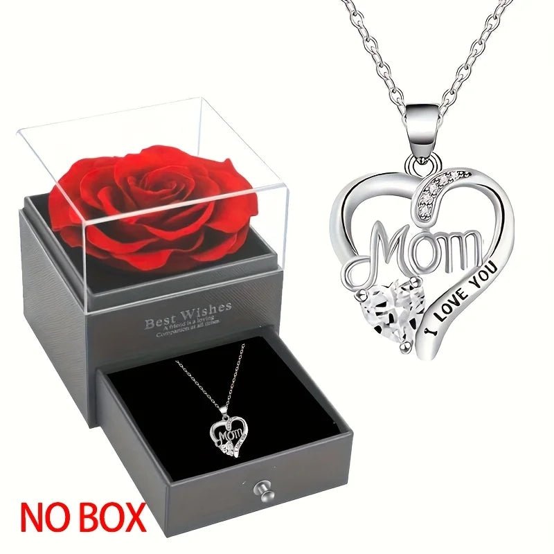 Collier Pendentif Cœur Creux Élégant - Cadeau Fête des Mères - FoytiShop