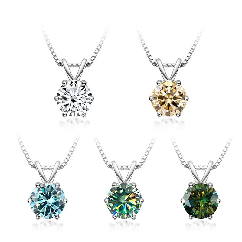 💎 Collier pour Femmes Diamant Pendentif - Fiançailles Fête Mariage Cadeau - FoytiShop