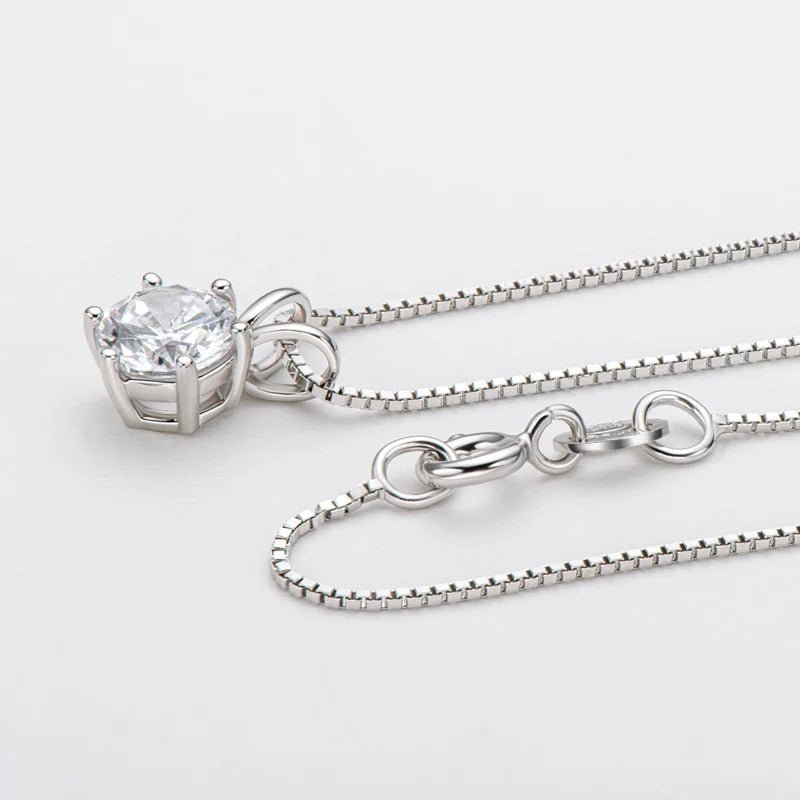 💎 Collier pour Femmes Diamant Pendentif - Fiançailles Fête Mariage Cadeau - FoytiShop