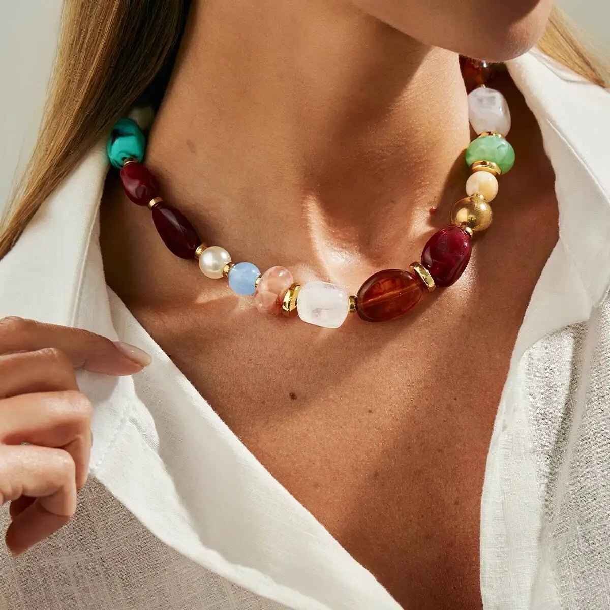 Collier ras du cou femmes Vintage - FoytiShop