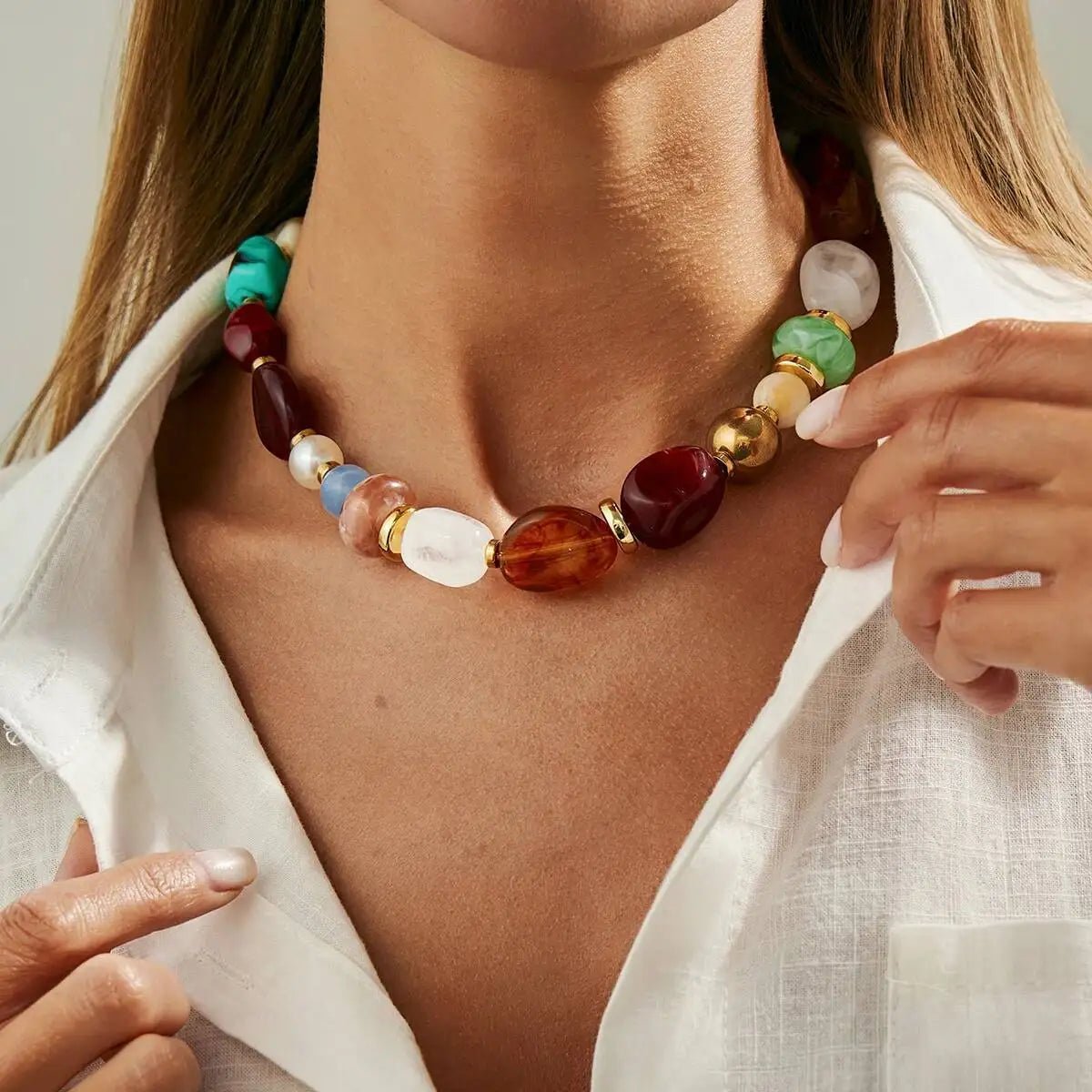 Collier ras du cou femmes Vintage - FoytiShop