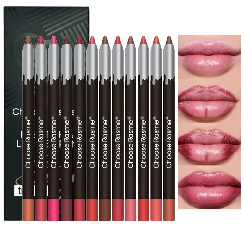 Ensemble 12 Crayons Lèvres Mats - FoytiShop