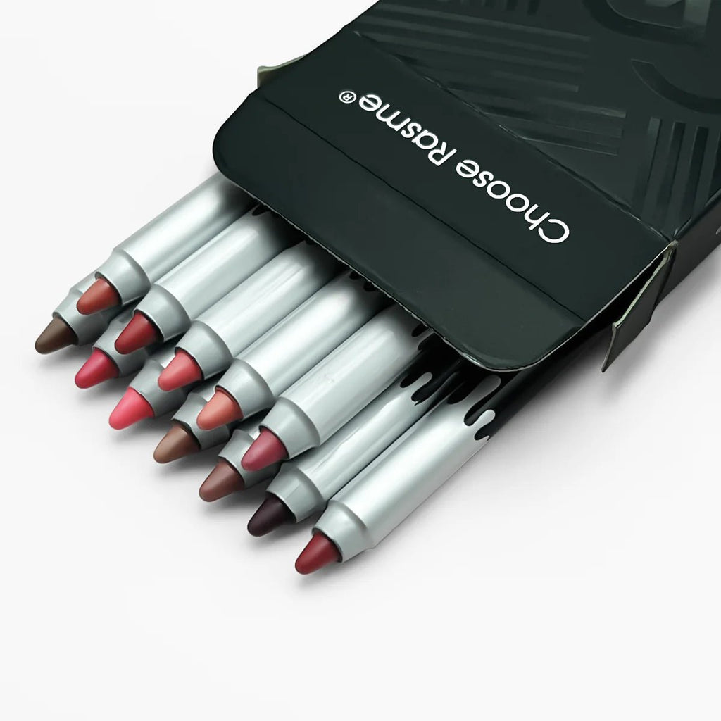 Ensemble 12 Crayons Lèvres Mats - FoytiShop