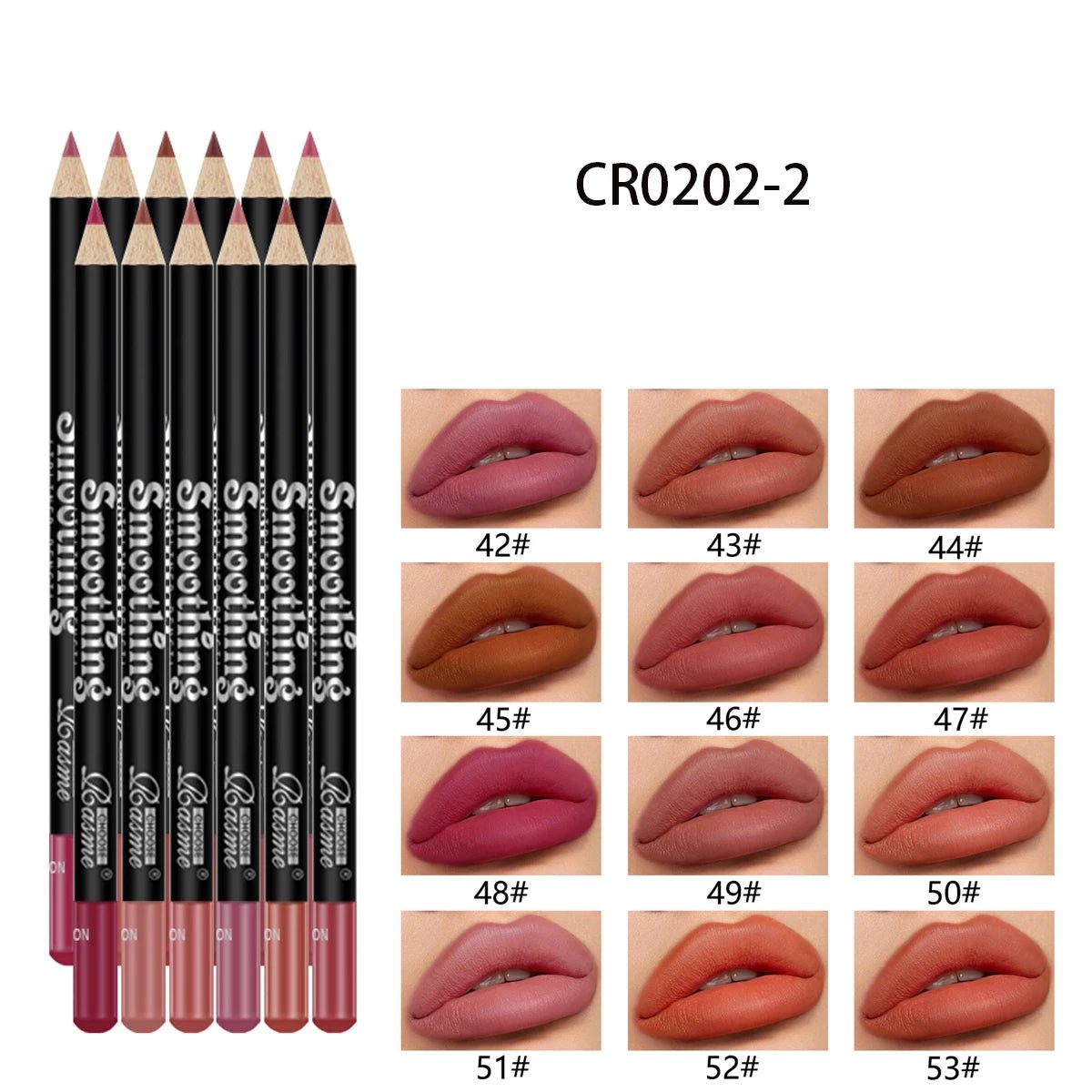Ensemble 12 Crayons Lèvres Professionnels - FoytiShop