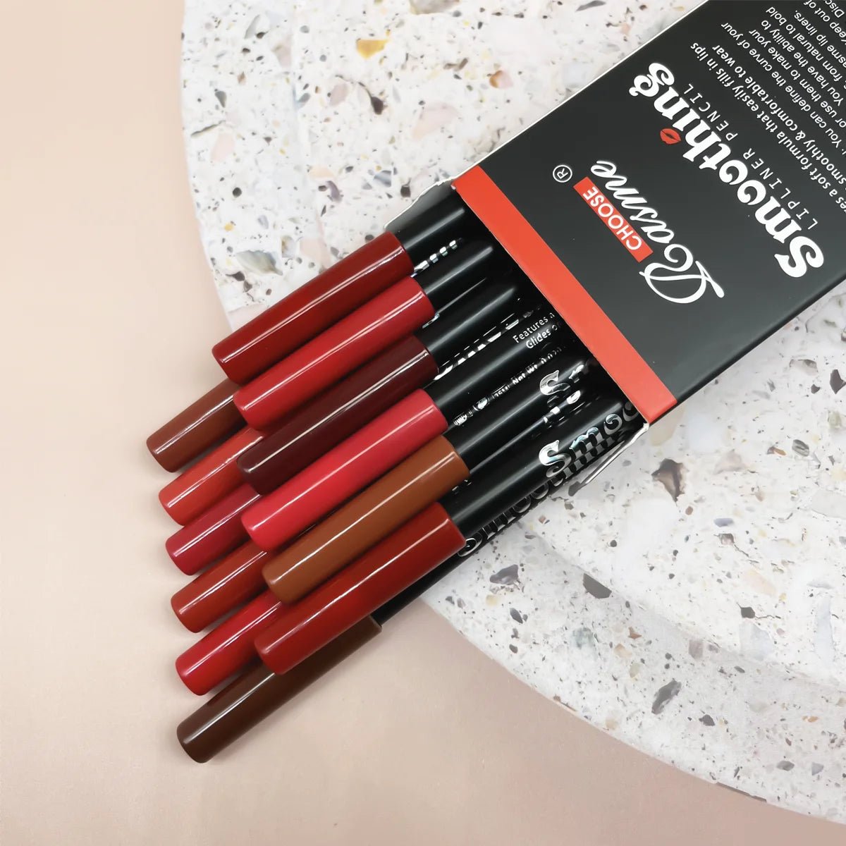 Ensemble 12 Crayons Lèvres Professionnels - FoytiShop